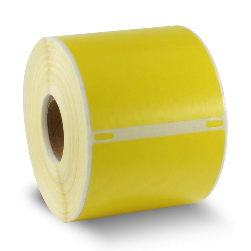 BETCKEY - Compatible DYMO 30256 (2-5/16" x 4") Replacement Shipping Labels - Compatible with Rollo, DYMO Labelwriter 450, 4XL & Zebra Desktop Printers[300 Labels, Yellow] - Image 1